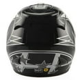 thumbnail image 5 of Motorcycle Full Face Helmet HJM A110 Adult Racing Star Black, 5 of 5