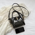 thumbnail image 4 of Bolsa bandolera de moda de gran capacidad con asa superior para mujer (negro) Likrtyny Para Estrenar, 4 of 9