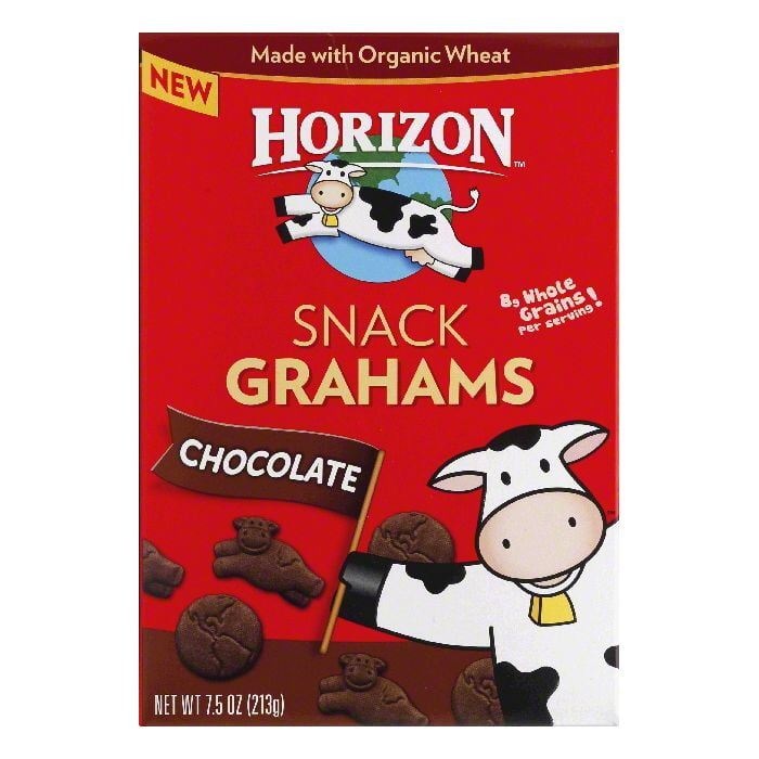 Horizon Chocolate Snack Grahams, 7.5 Oz (Pack of 12) by