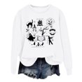 thumbnail image 1 of WEAIXIMIUNG Sweatshirts à Col Rond pour Femmes Pull à Capuche Imprimé Lettre pour Automne et Hiver, 1 of 3