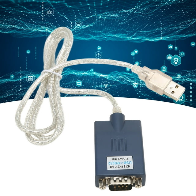 USB2.0 To RS232 Adapter, Easy Connection Plug And Play USB To RS232 Adapter Stable For Camera