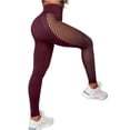 thumbnail image 1 of Gibobby Pantalones de Casuales Pantalones de yoga Leggings de mujer Pantalones de fitness deportivos de cintura alta Pantalones de yoga sin costuras(Rojo， M), 1 of 4