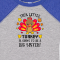 thumbnail image 4 of Inktastic This Little Turkey is Going to Be a Big Sister Girls Baby Bodysuit, 4 of 5