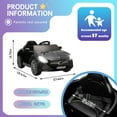 thumbnail image 4 of Licensed Benz CLS 350 12V Electric Ride on Toys with Bluetooth Music, LED Lights, Spring Suspension, Power Car Wheels, Electric Car for Kids with Parent Remote Control (Black), 4 of 7