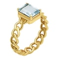 thumbnail image 2 of 18K Gold Over Brass Natural Sky Blue Topaz Ring s.6 Jewelry RM-1749 TGR1015_C_6, 2 of 6