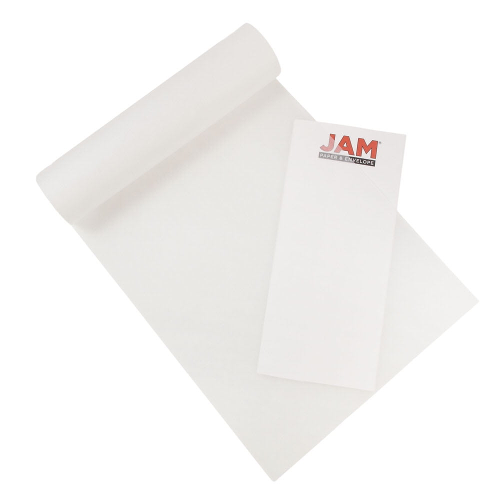 JAM Overlay Tissue Paper Pads, 9x12, 3/Pack, 17lb Onion Skin, 40 Sheets