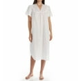 thumbnail image 3 of Women's Shadowline 4789 Cotton Batiste Gown (Pink 2X), 3 of 4