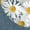 HEATHER BLUE, variant on Mickey & Friends - Mickey Head Daisies - Women's Racerback Tank Top