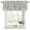 DarkSeaGreen, variant on Beige Green Boho Curtain Valances for Windows, Kitchen Valance Window Treatments Panel 2 Pack, Medieval Vintage Ethnic Floral Abstract Rod Pocket Short Curtains for Bathroom Bedroom 42 x 12 Inch