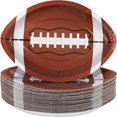 thumbnail image 1 of Uinagy Super Bowl Football Paper Plate Large, 1 of 8