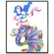 thumbnail image 3 of De Sirena Filigrana Pintura Hecha A Mano Diy Artesanía Decoración De Pared Decoración Del Hogar 20 En Papel Yuarrent HA037813-00, 3 of 6