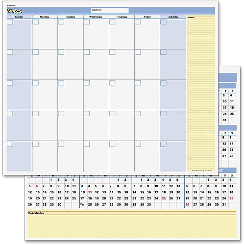 11 X 8 2018 At-A-Glance Quicknotes Special Edition Vertical Wall Calendar 
