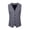 Grey, variant on Tank Top Under Shirt for Men Men's Solid Color British Leisure Slim Fit Wedding Dress Stage Vest Coat Khaki XL