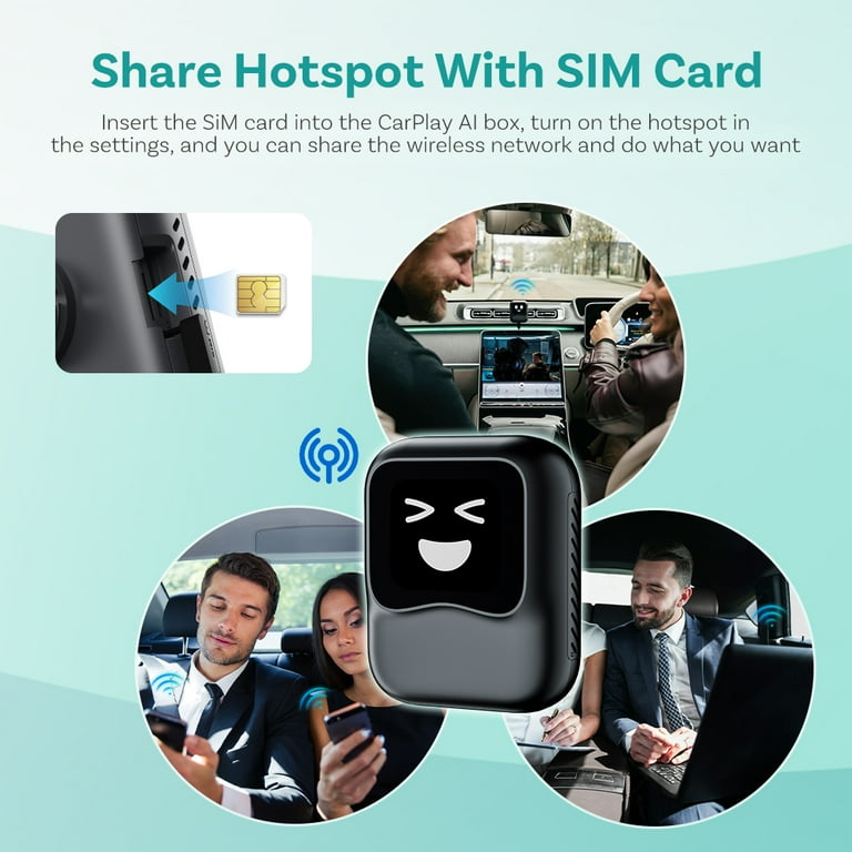 Ottocast Nano Car Ai TV Box Wireless CarPlay & Android Auto