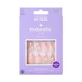 thumbnail image 1 of Uñas prensadas KISS Majestic 'Maestro' con forma de almendra rosa claro, 1 of 5