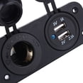 thumbnail image 4 of 12V Voiture Allumeur Socket Splitter Double USB, Conception Portable, Largement Appliquée dans les Refits de Véhicules, Extra Grande Capacité de Puissance, 4 of 7
