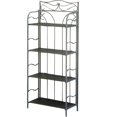 thumbnail image 2 of Valencia 4-Tier Resin Wicker Folding Bakers Rack, 2 of 2