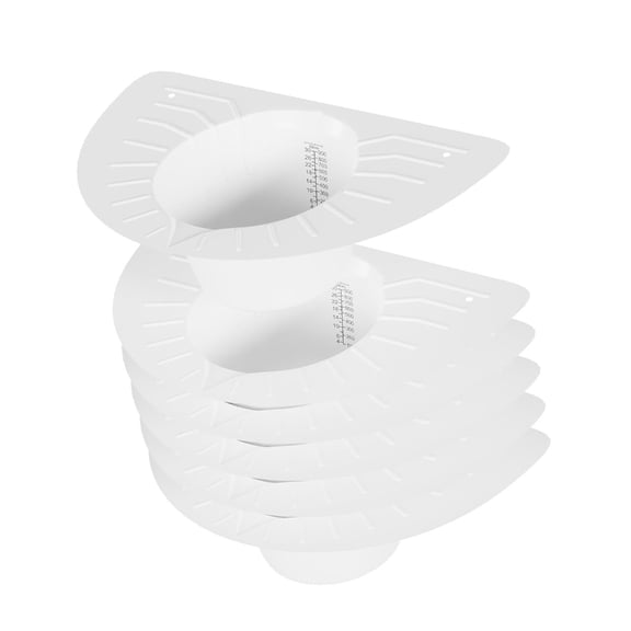 WINDLAND 6/10/25pcs Specimens Catcher Tray With Slip Resistant Base Sanitary Urinal Caps