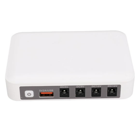 Mini UPS Backup, 5in Uninterruptible Power Supply with DC Output 7800mAh Battery for Router Modem Camera Smartphone