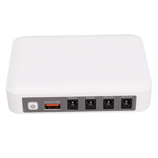Uninterruptible Power Supply Mini UPS Backup 7800mAh Battery DC Output for Router Modem Camera Smartphone