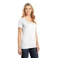 thumbnail image 4 of District Made Ladies Perfect Weight Neck Tee-3XL (Bright White), 4 of 6