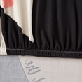 thumbnail image 3 of DYstyle Printed Morocco Stretch Armless Wing Back Chair Slipcover, 3 of 4