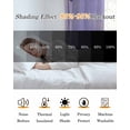 thumbnail image 4 of Purple Lavender Black Out Curtains 84 Inch Long for Living Room, Spring Watercolor Wild Flowers Plant Blackout Curtain Shade Thermal Insulated Window Curtains Grommet Drapes 42"x84" 2 Panels, 4 of 8