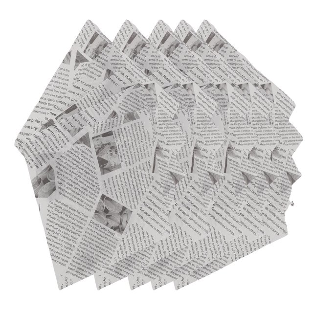 Grease Proof High Temperature Proof Wrapper 500 Sheets Food Basket Liner with Versatile Design Safe Material for Frying Baking Foods Convenient Cleaning