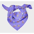 thumbnail image 3 of Bimba Purple Arrow & Reindeer Kids Printed Pure Silk Scarf For Hair Neck Head Bandanas For Women 40 x 80 Inches, 3 of 6