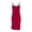 *Wine, variant on VBVC Women's Adjustable Spaghetti Strap Slip Dress , Ladies' Soft Stretchy Sleeveless Midi Dress , Casual Layering Lounge Dress For Women,Beige,S-2XL