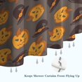 thumbnail image 6 of Halloween Pumpkins and Witch Hats Shower Curtain 36"x72" ,Bathroom Decorative Shower Curtains Set with 12 Hooks,Modern Waterproof Washable Shower Curtain, 6 of 6