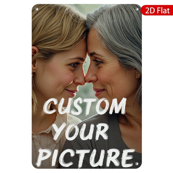 Custom Personalized Metal Wall Sign, 8x12 Inches, High-Quality Rustproof & UV Protected, Perfect for Home, Office, or Gift, Unique Custom Photo Decor, Stylish & Durable Metal Art for Any Space