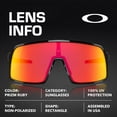 thumbnail image 4 of Oakley OO9462 Sutro S Rectangle Shaped Non-Polarized Sunglasses for Men - Includes Official Eyewear Kit - Polished Black Frame with Prizm Ruby Lens, 4 of 6