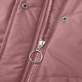 thumbnail image 7 of Women’s Plus Size Winter Coat Fleece Lined Hooded Long Puffer Parka Zip Up Thick Warm Waterproof Outerwear Sherpa Lined Quilted Jacket for Cold Weather, 7 of 7