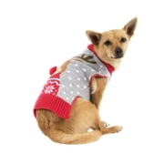 Gray Reindeer Sweater, Medium