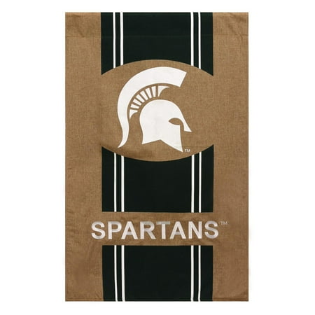 Ncaa Door Flag - Team Sports America NCAA Striped Burlap Garden Flag