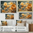 thumbnail image 4 of Designart "Natural Buttercup Mosaic I" Buttercups Picture Framed Canvas Prints, 4 of 5
