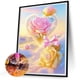 thumbnail image 5 of Pintura de diamante 5D DIY, taladro redondo completo, decoración de flores de cristal de amor de playa, 30x40cm, 5 of 9
