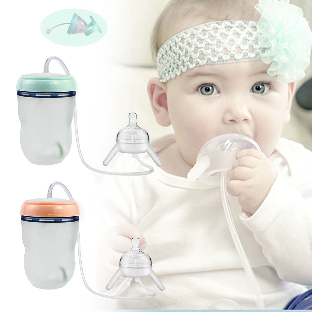 Buy 250ml Wide Mouth Handless Newborn Milk Bottle SelfFeeding Baby
