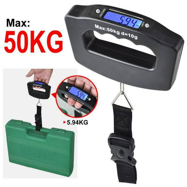 Digital Luggage Scale Offers Precise Weight Measurement, Portable and Ergonomic Design for Effortless Suitcase Weighing