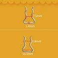 thumbnail image 3 of MYG 10pc Stainless steel Diesel Fuel Injector Clip Oil return pipe circlip For Bosch, 3 of 9