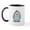 White/Black Inside, variant on CafePress - Blue Easter Egg Penguin Mug - 11 oz Ceramic Mug - Novelty Coffee Tea Cup