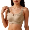 thumbnail image 2 of ZNQHFRE Women Powerful Lifting & Custom Shaping Bra, Full‑Coverage Invisible Wireless Support Bra For Daily Wear Beige 34, 2 of 4