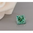 thumbnail image 2 of Green Princess Cut Moissanite Stones, 2 of 2
