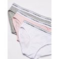 thumbnail image 2 of Calvin Klein Girls' Modern Cotton 2 Pack Bikini X-Large 3 Pack - Crystal Pink, Classic White, Heather Grey, 2 of 4