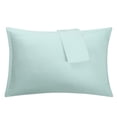 thumbnail image 5 of Unique Bargains 2-Piece 1800D Microfiber Solid Pillowcases Light Green King, 5 of 8