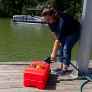 Scepter 12 Gallon Marine Gas Fuel Tank For Outboard Engine Boats, 08668, 23-in x 14-in x 14.75-in