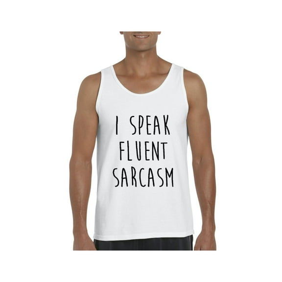 Normal is Boring - Men's Tank Top for Men, up to Men Size 3XL - I Speak Fluent Sarcasm