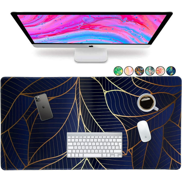 Large Mouse Pad, Desk Mat, Keyboard Pad, Desktop Home Office School  Essentials College Cute Decor Big Extended Laptop Protector Computer Pretty