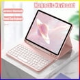 thumbnail image 2 of Samsung Galaxy Tab S7 FE S8 Plus S7 + Tapa Redonda Funda De Teclado Magnético Inalámbrico Bluetooth S6 Lite A8 10.5 A7 10.4 Cuero Con Ranura Para Bolígrafo, 2 of 4